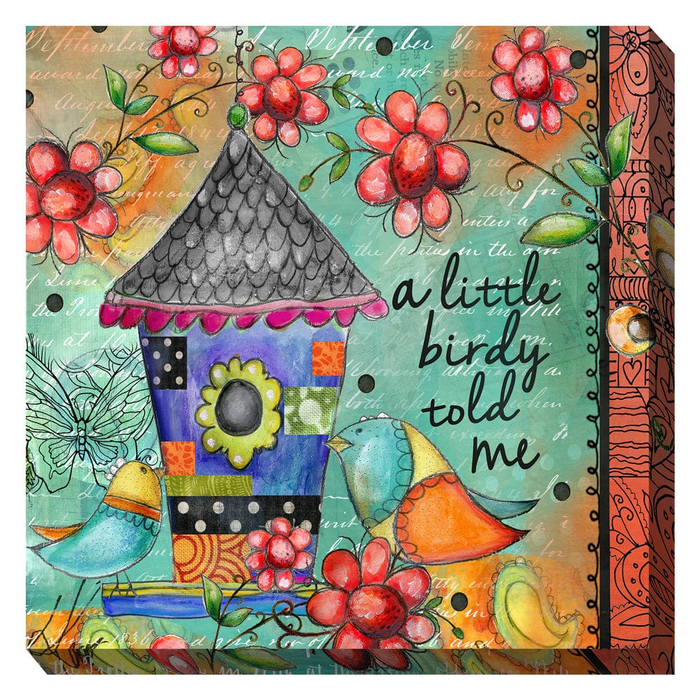 Little Birdy Outdoor Canvas Art - Outdoor Art Pros