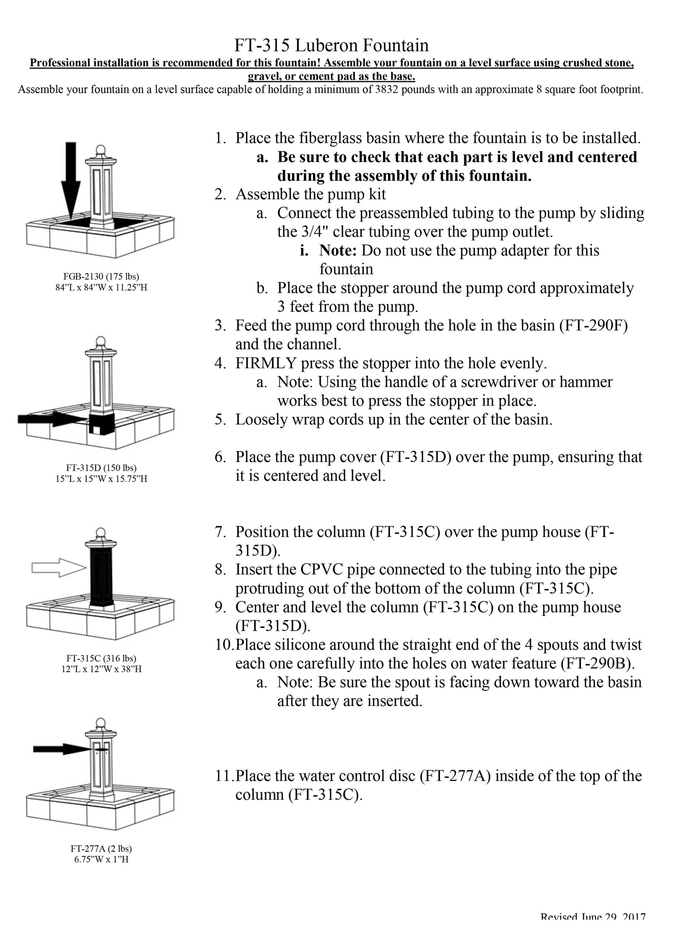 Luberon Estate Outdoor Fountain - Outdoor Art Pros