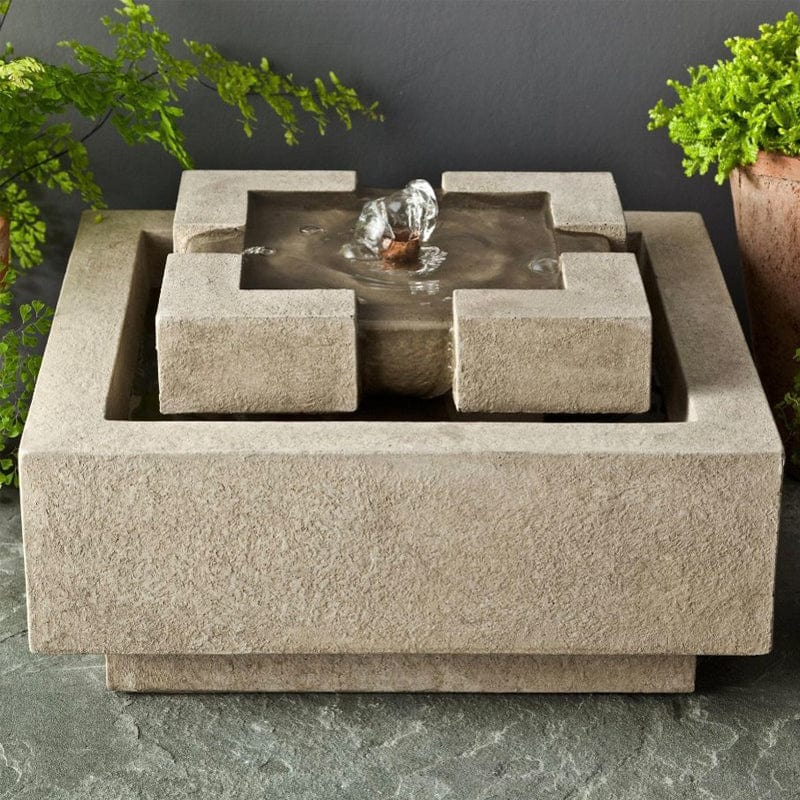 M-Series Escala Modern Outdoor Water Fountain - Outdoor Art Pros
