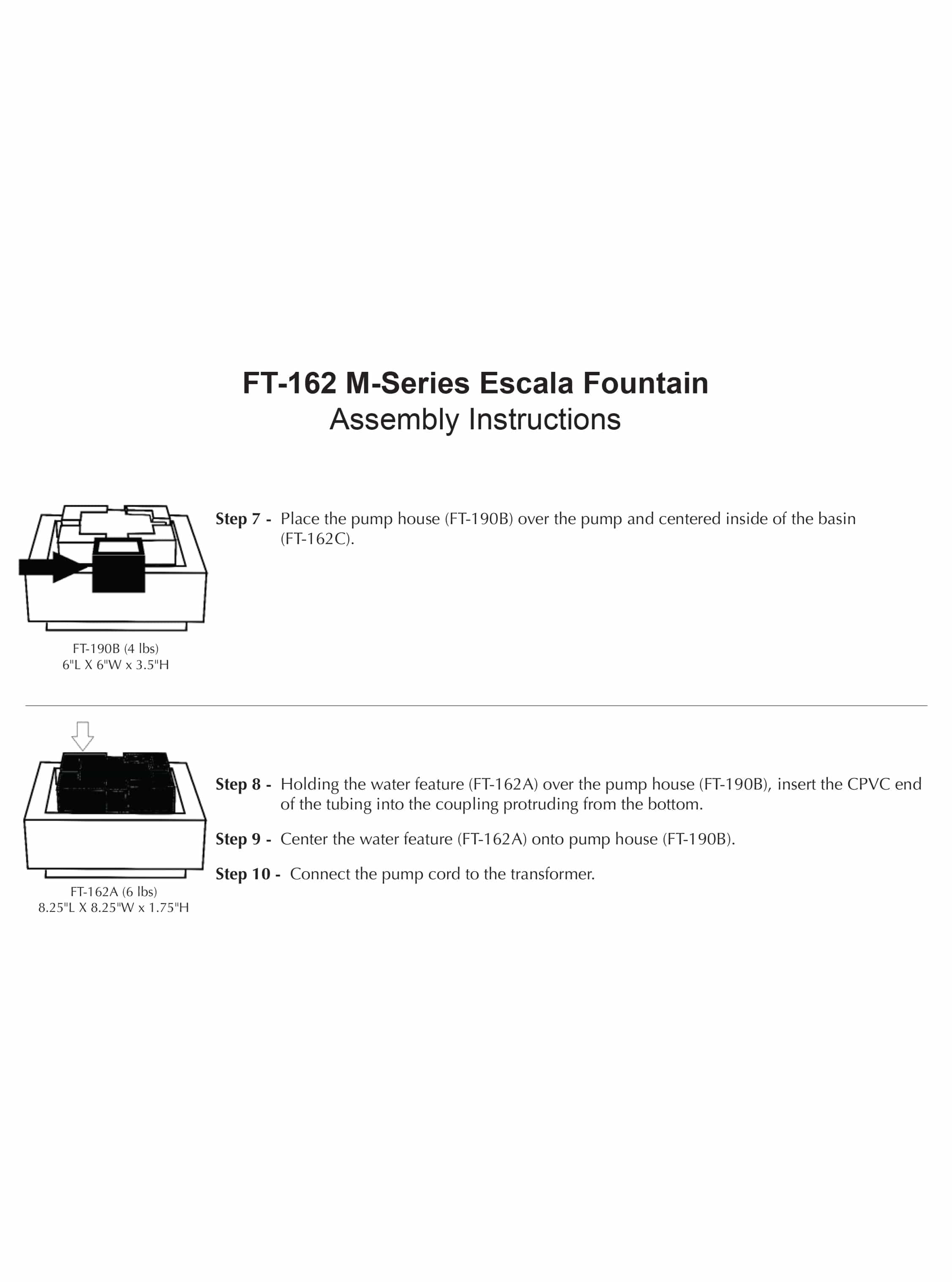 M-Series Escala Modern Outdoor Water Fountain - Outdoor Art Pros