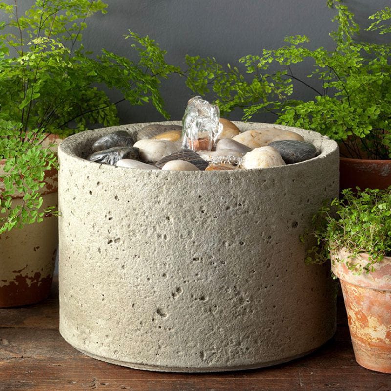 M-Series Pebble Garden Fountain - Outdoor Art Pros