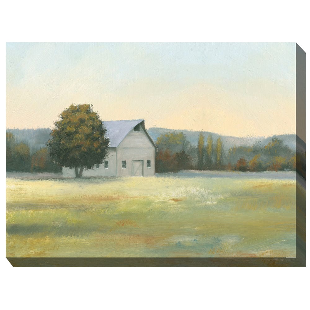 Morning Farm Outdoor Canvas Art - Outdoor Art Pros