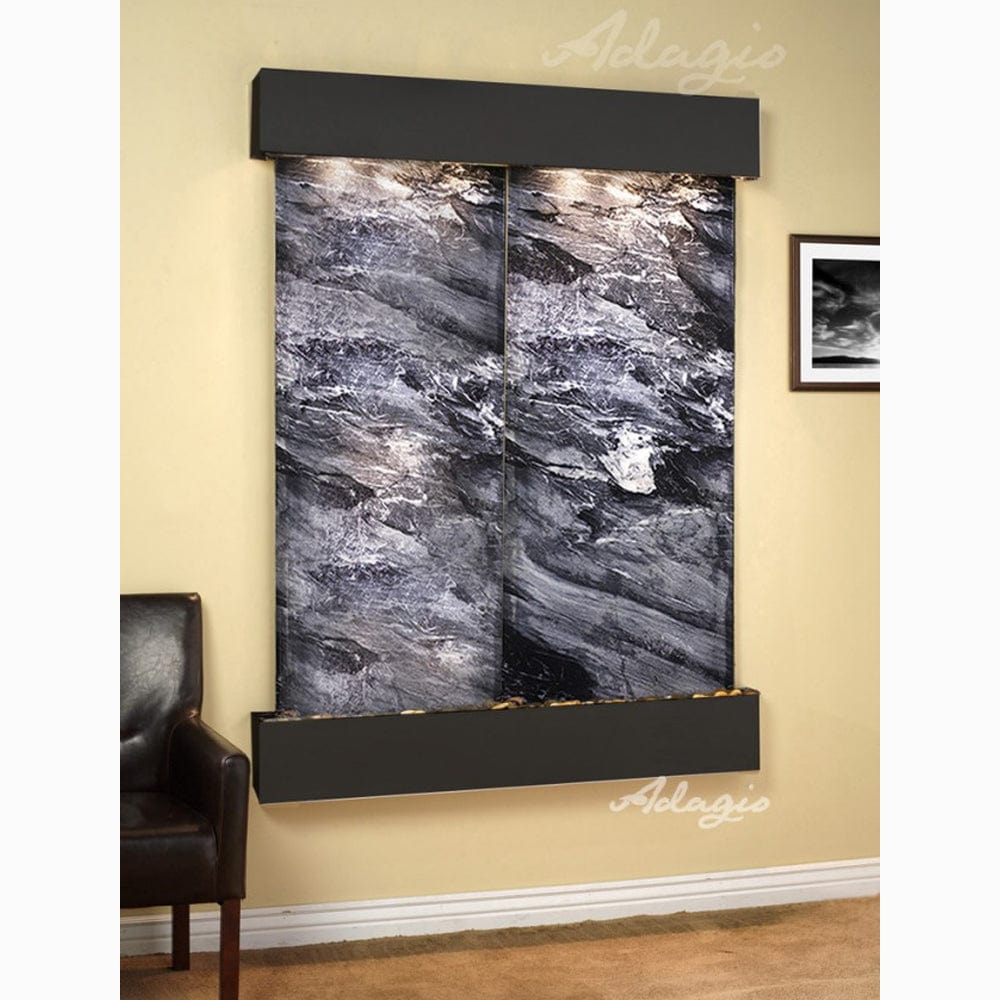Majestic-River-Black-SpiderMarble-Blackened-Copper-Squared-Corners - Outdoor Art Pros