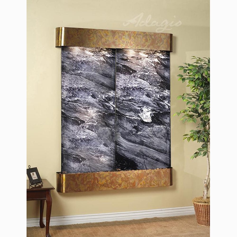 Majestic-River-Black-Spider-Marble-Rustic-Copper-Rounded-Corners - Outdoor Art Pros