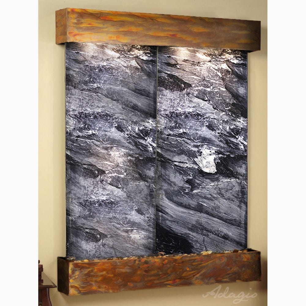 Majestic-River-Black-Spider-Marble-Rustic-Copper-Squared-Corners - Outdoor Art Pros