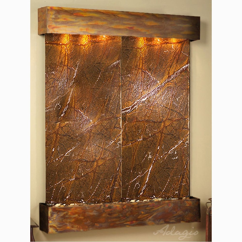 MajesticRiver-RainforestBrownMarble-RusticCopper-SquaredCorners - Outdoor Art Pros