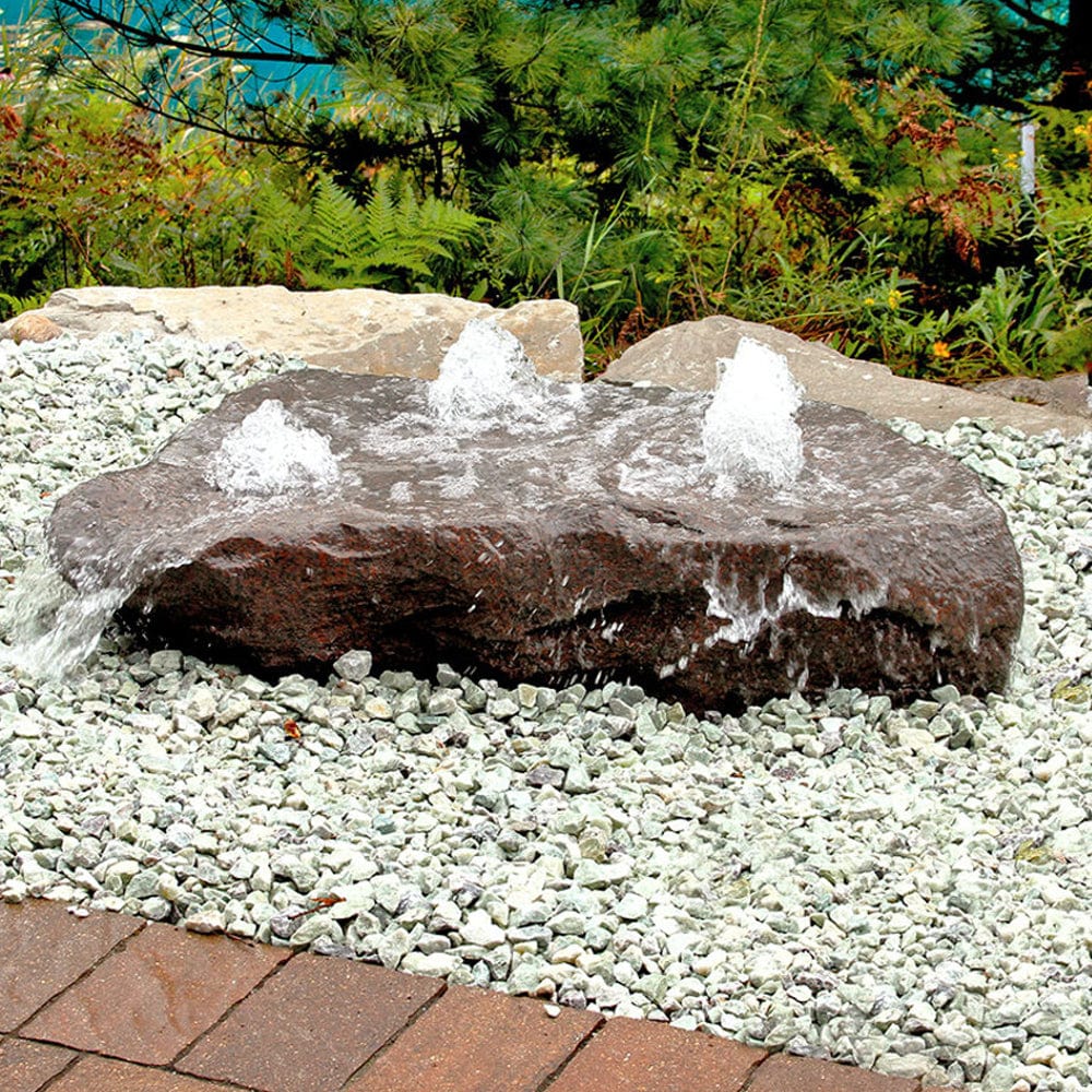 Manistique Falls Stone Outdoor Fountain - Outdoor Art Pros