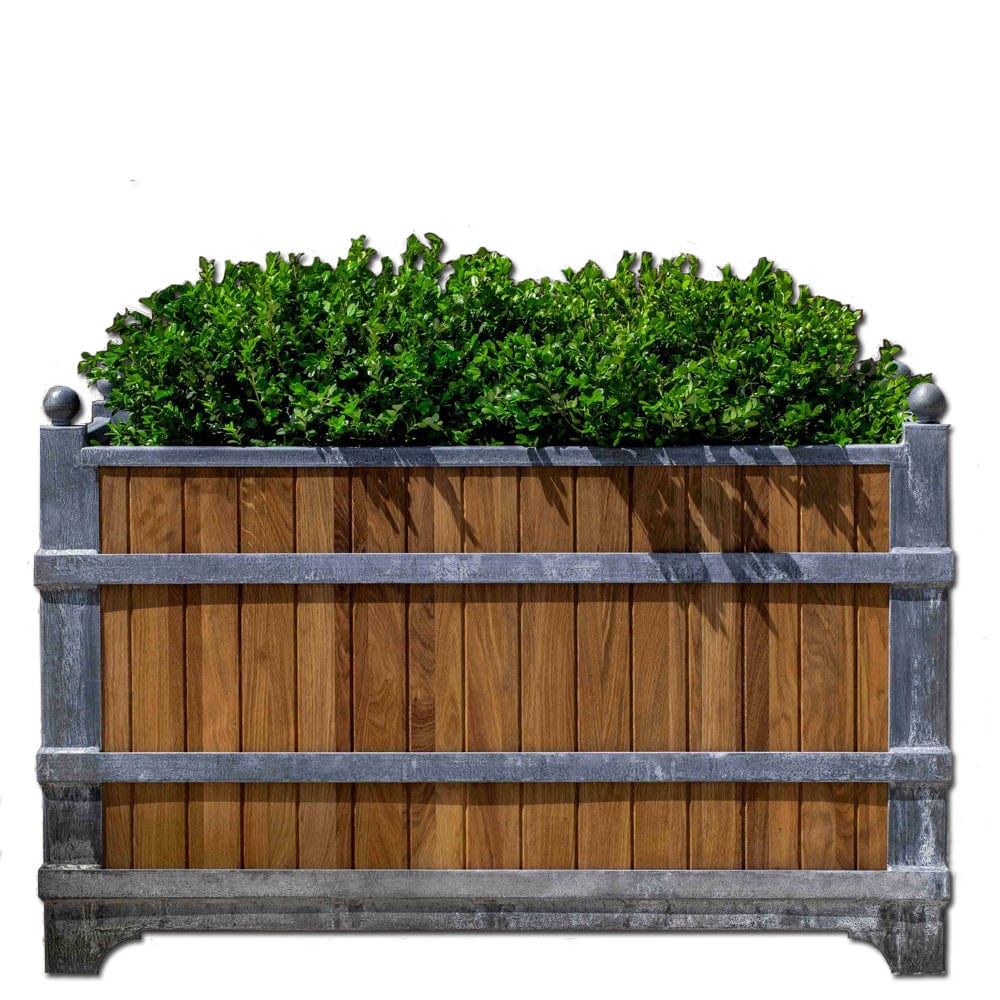 Manoir Oak Rectangle Planter - Outdoor Art Pros