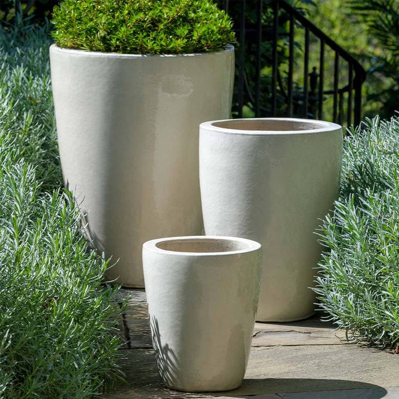 Marta Planter Set of 3 in Antique Cream - Outdoor Art Pros