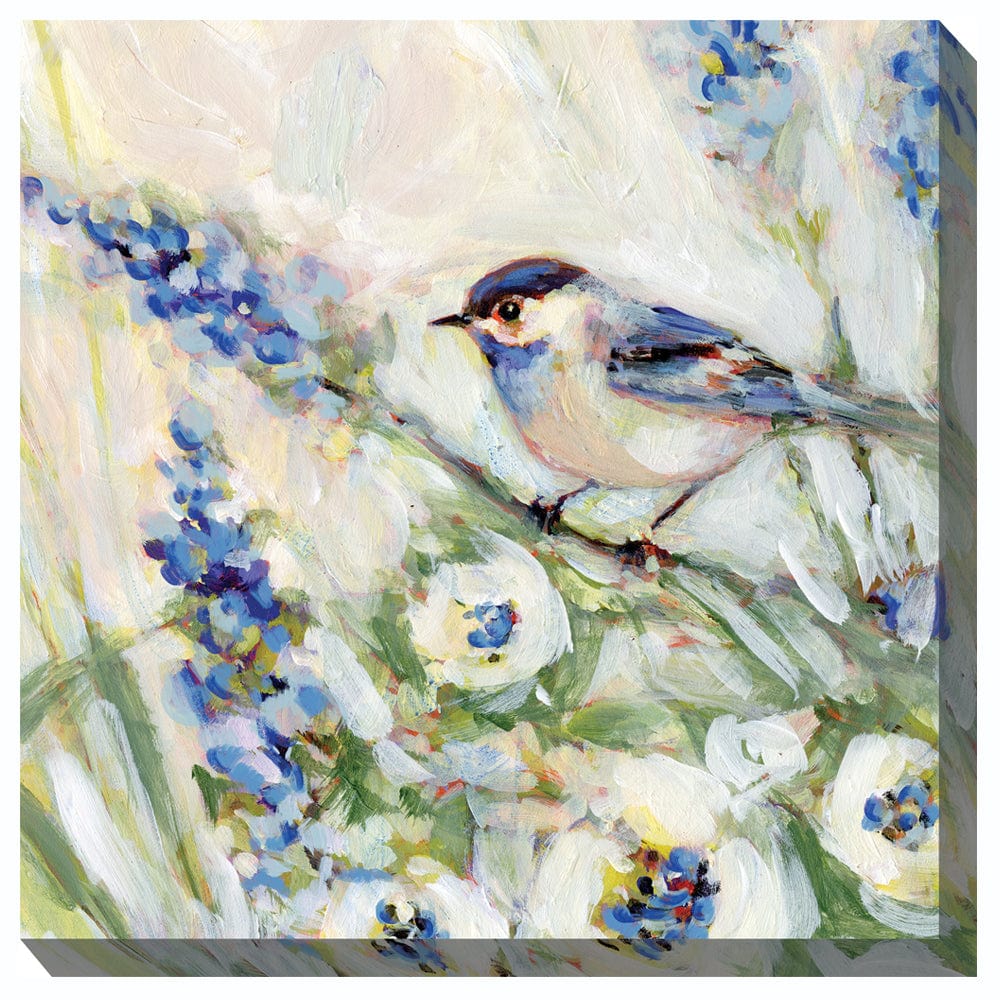Meadow Blue No 1 Outdoor Canvas Art - Outdoor Art Pros