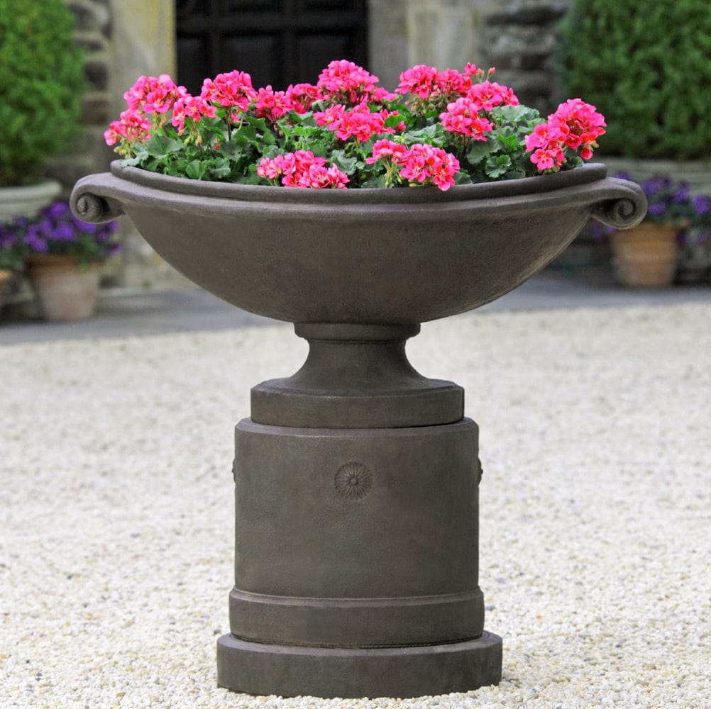 Medici Planter with Pedestal - Outdoor Art Pros