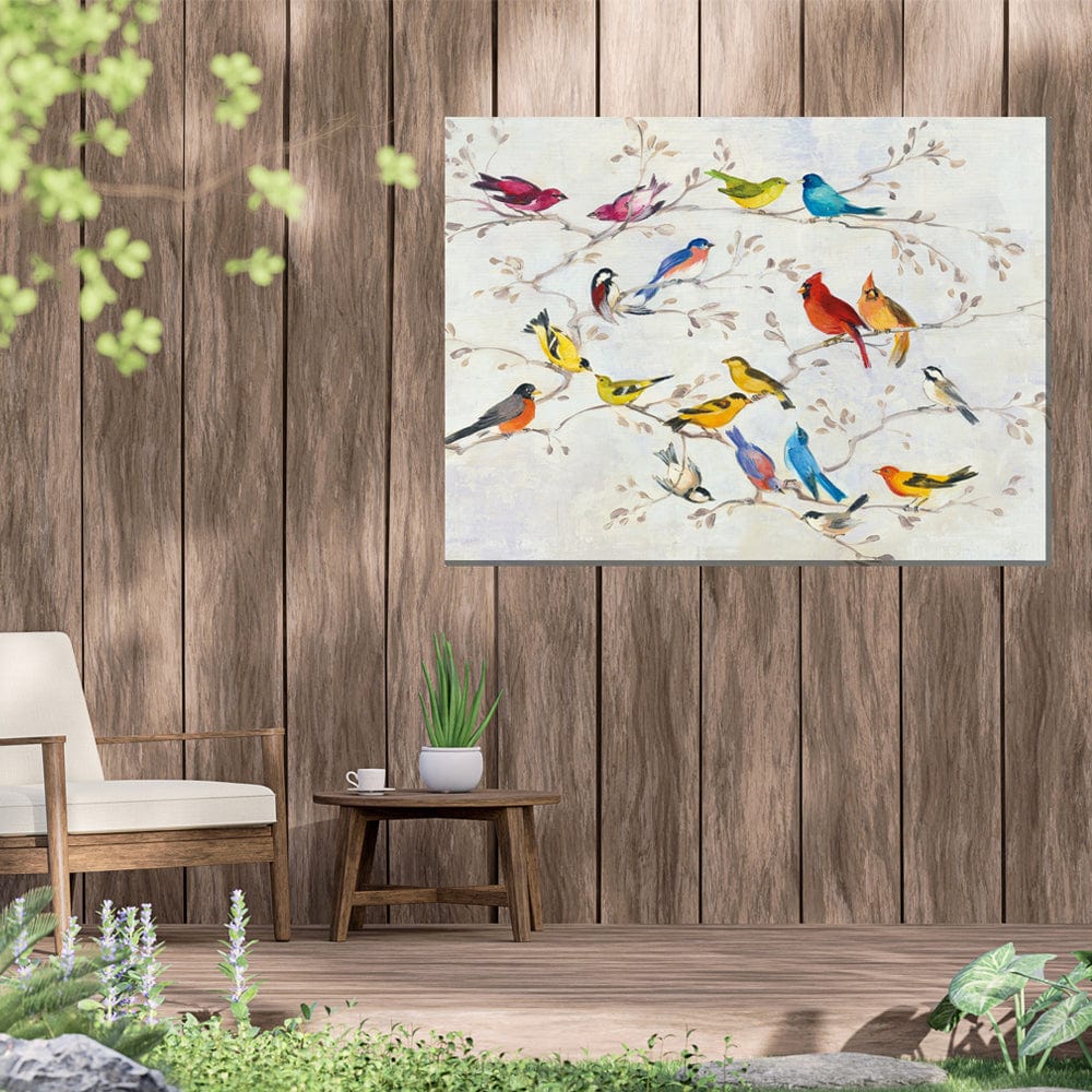 Meet & Greet Outdoor Canvas Art - Outdoor Art Pros