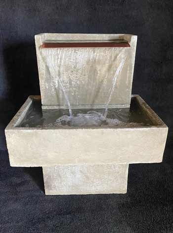 Mystic Falls Modern Water Fountain - Outdoor Art Pros