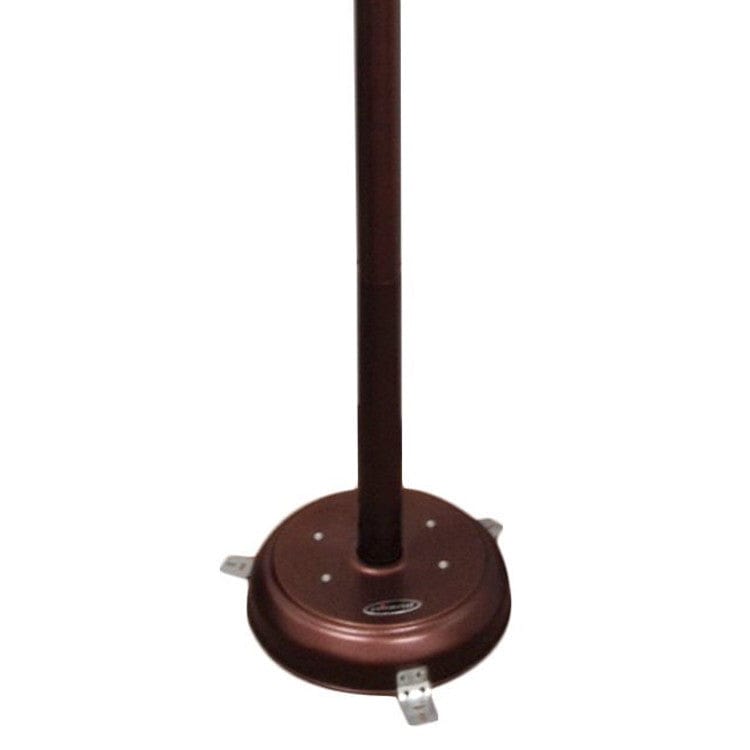 85" Natural Gas Outdoor Patio Heater in Hammered Bronze - Outdoor Art Pros