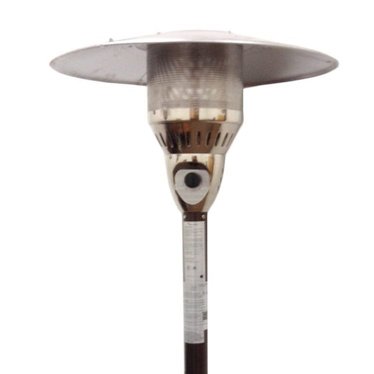 85" Natural Gas Outdoor Patio Heater in Hammered Bronze - Outdoor Art Pros