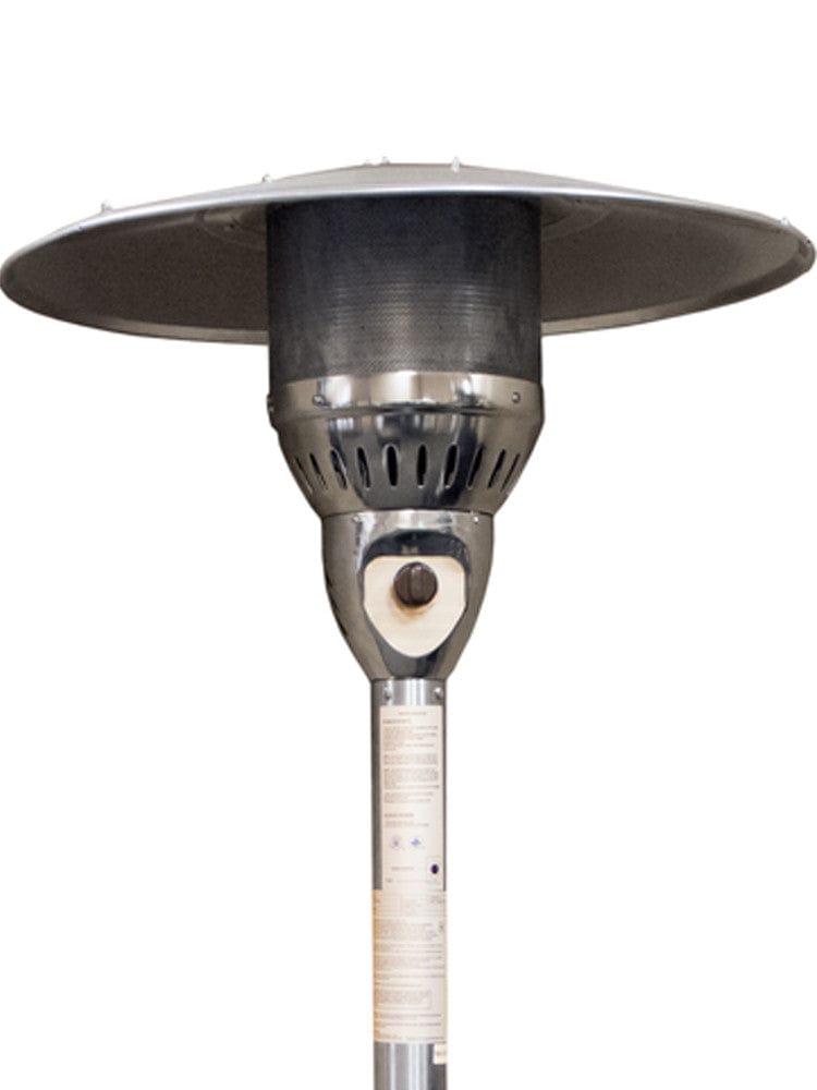 85" Natural Gas Outdoor Patio Heater in Stainless Steel - Outdoor Art Pros