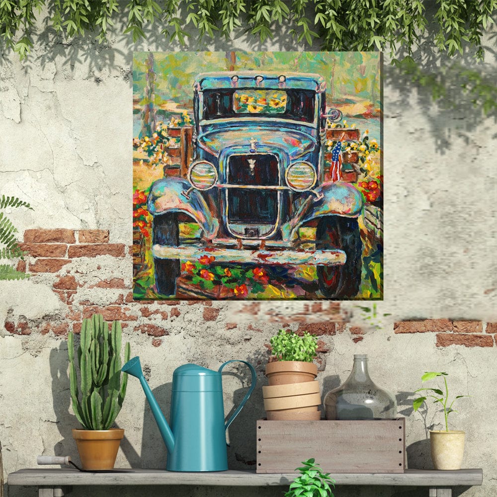Old Reliable Outdoor Canvas Art - Outdoor Art Pros