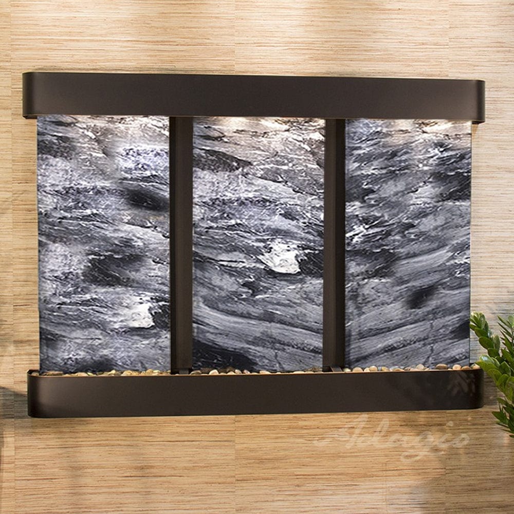 OlympusFalls-BlackSpiderMarble-BlackenedCopper-RoundedCorners - Outdoor Art Pros