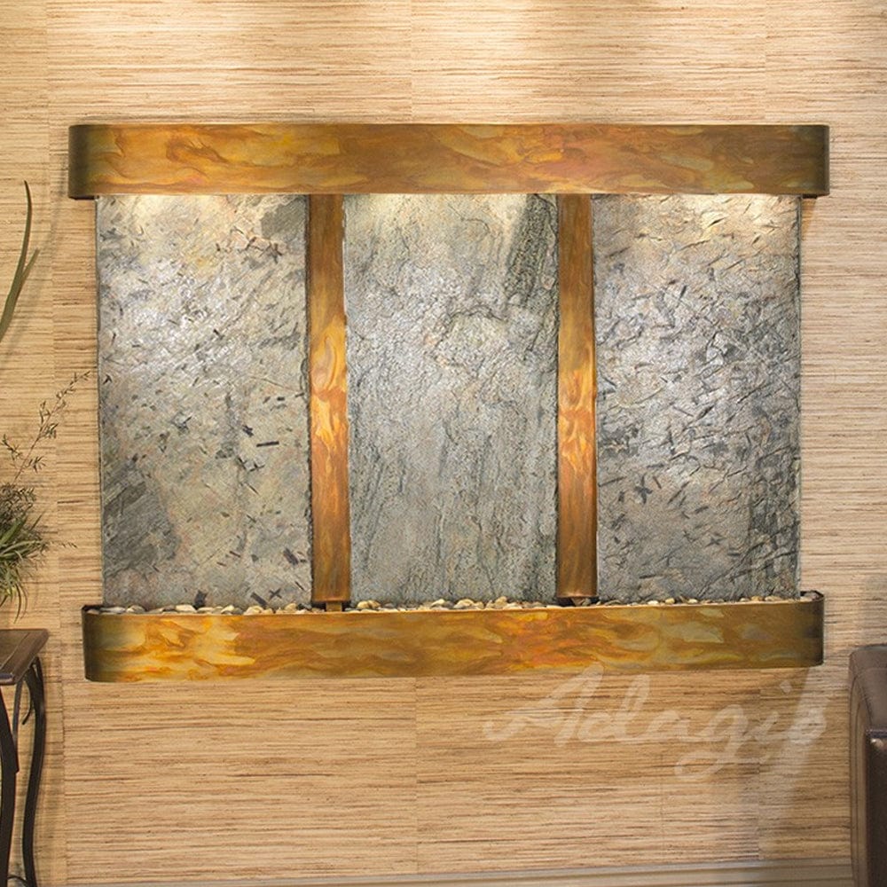 OlympusFalls-GreenSlate-RusticCopper-RoundedCorners - Outdoor Art Pros