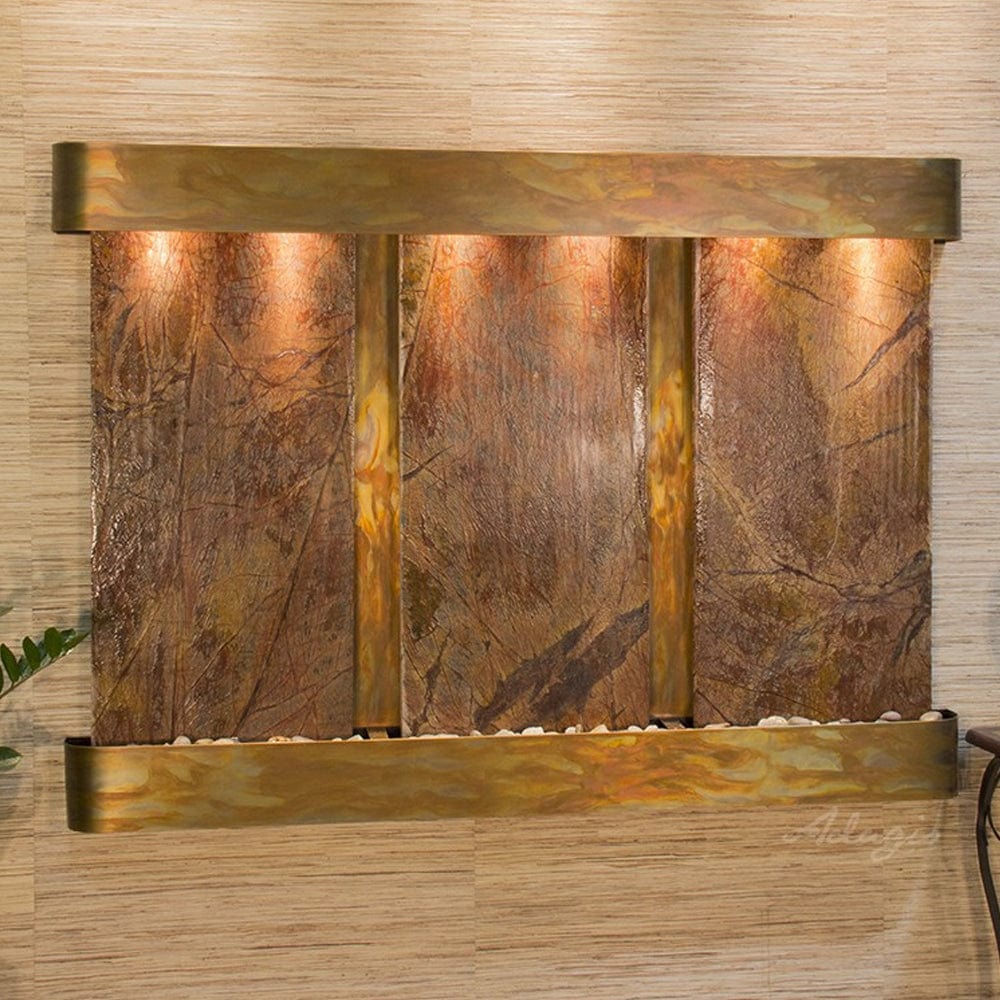 OlympusFalls-RainforestBrownMarble-RusticCopper-RoundedCorners - Outdoor Art Pros
