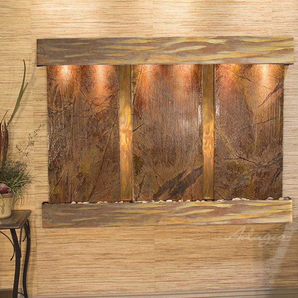 OlympusFalls-RainforestBrownMarble-RusticCopper-SquaredCorners - Outdoor Art Pros