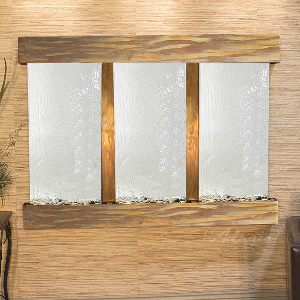 OlympusFalls-SilverMirror-RusticCopper-SquaredCorners - Outdoor Art Pros