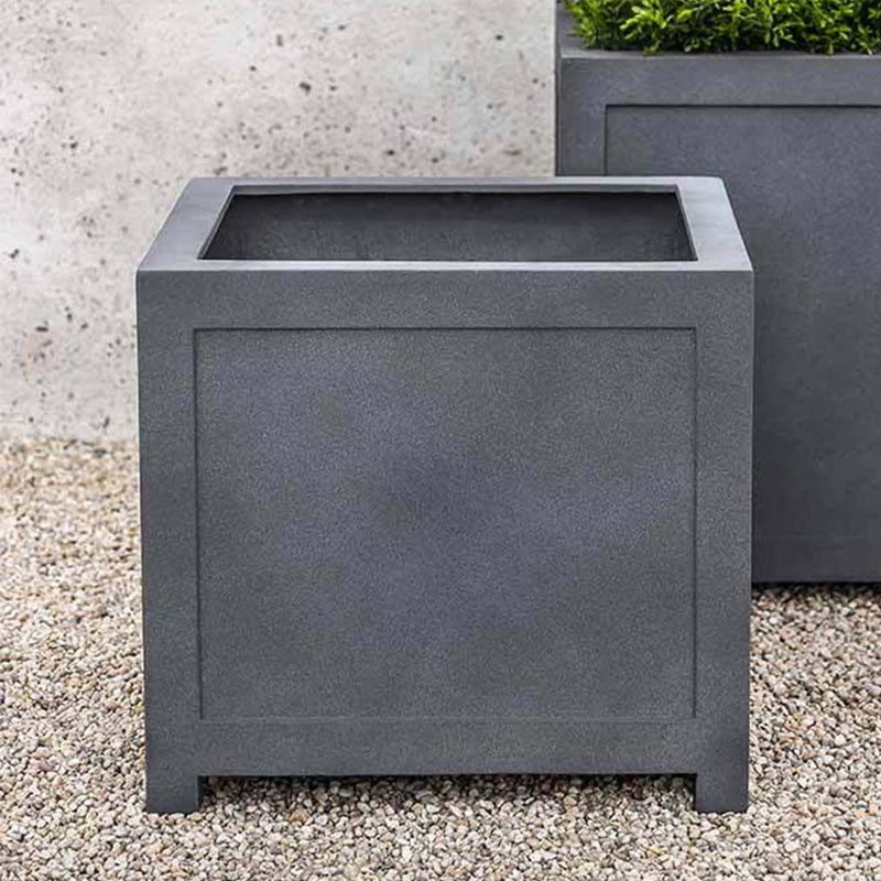 Oxford Square Planter in English Lead Lite - Outdoor Art Pros