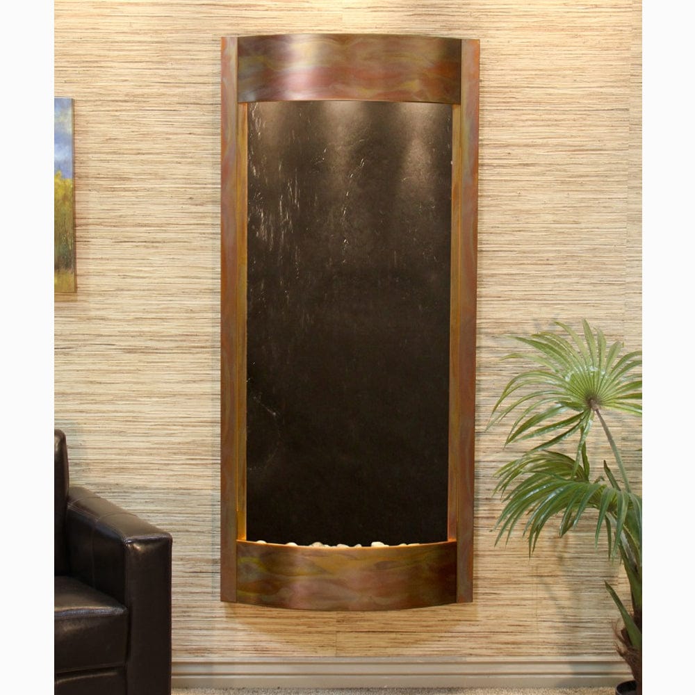 PacificaWaters-BlackFeatherStone-RusticCopper - Outdoor Art Pros