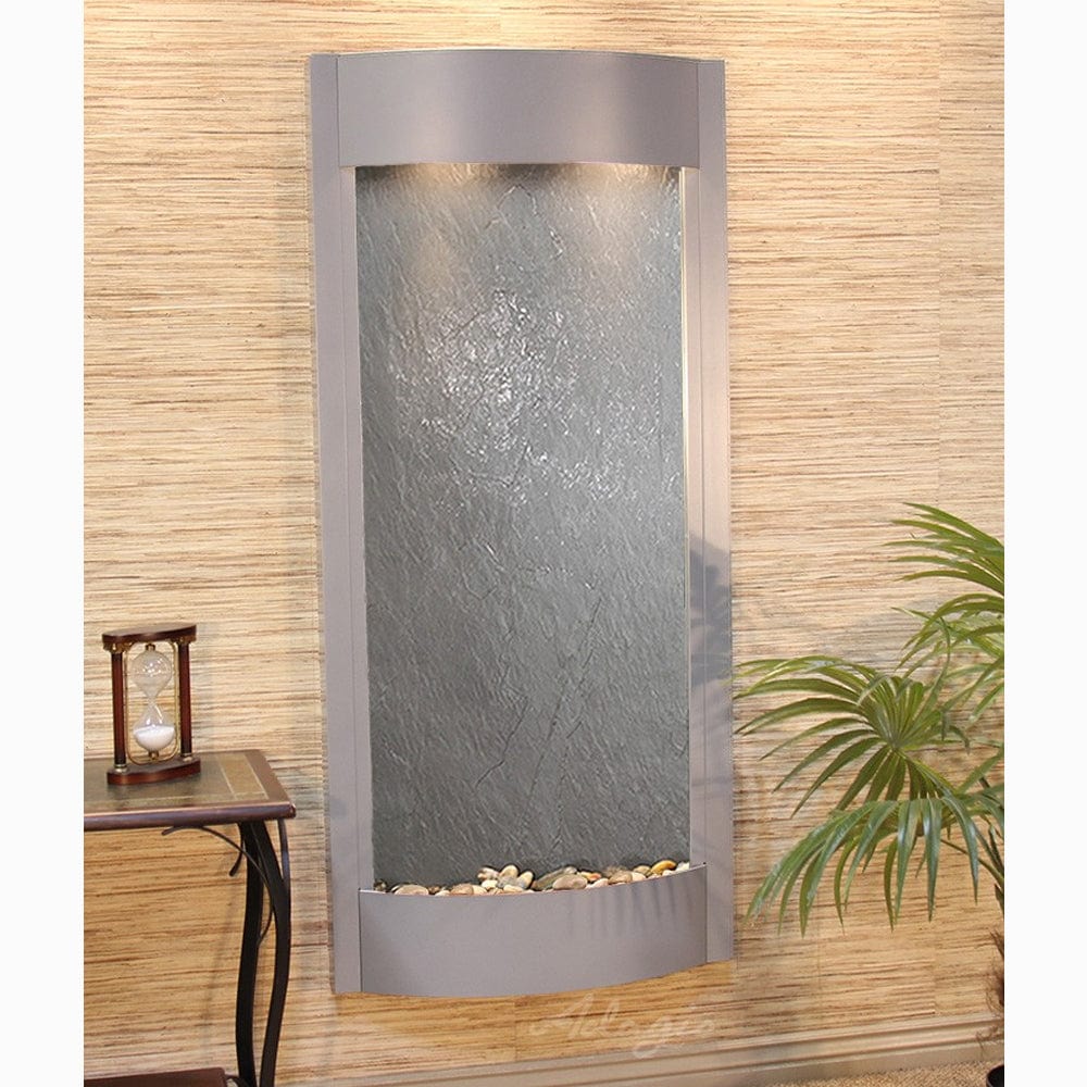 PacificaWaters-BlackFeatherStone-SilverMetallic - Outdoor Art Pros
