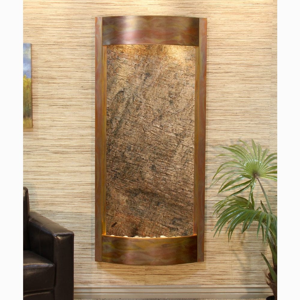 PacificaWaters-GreenFeatherStone-RusticCopper - Outdoor Art Pros