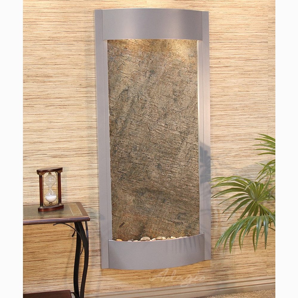 PacificaWaters-GreenFeatherStone-SilverMetallic - Outdoor Art Pros