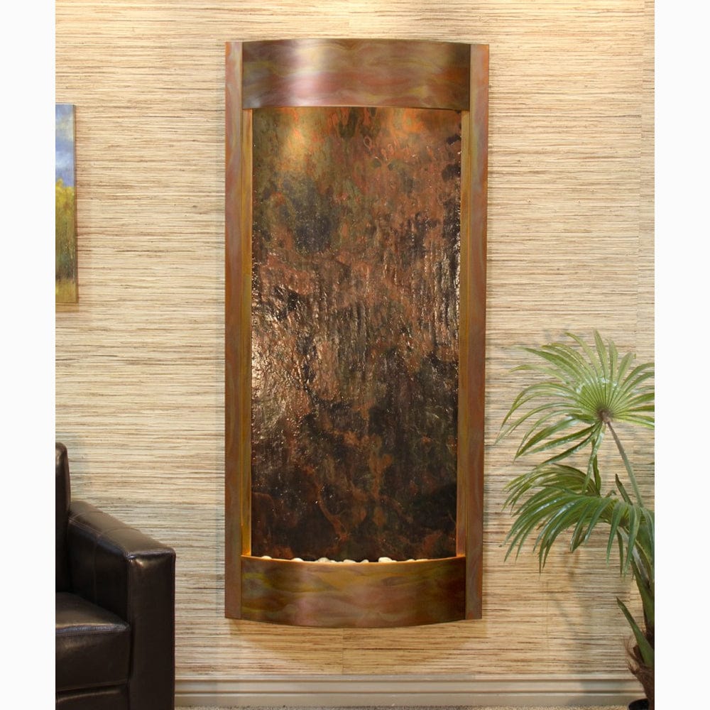 PacificaWaters-Multi-ColorFeatherStone-RusticCopper - Outdoor Art Pros