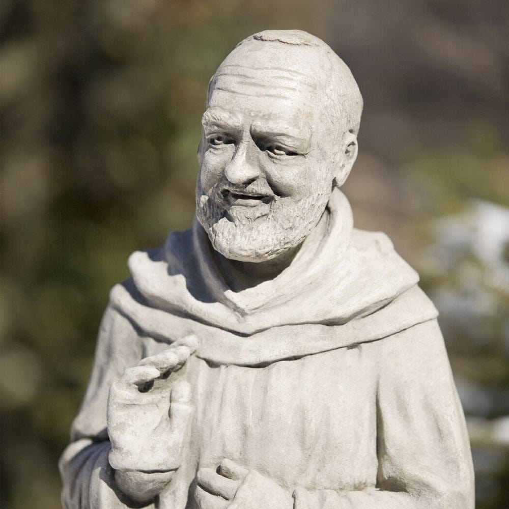 Padre Pio Garden Statue - Outdoor Art Pros