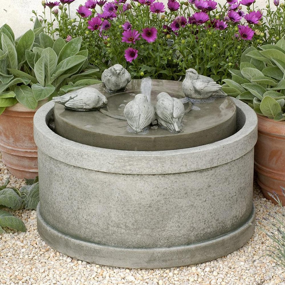 Passaros Garden Water Fountain - Outdoor Art Pros