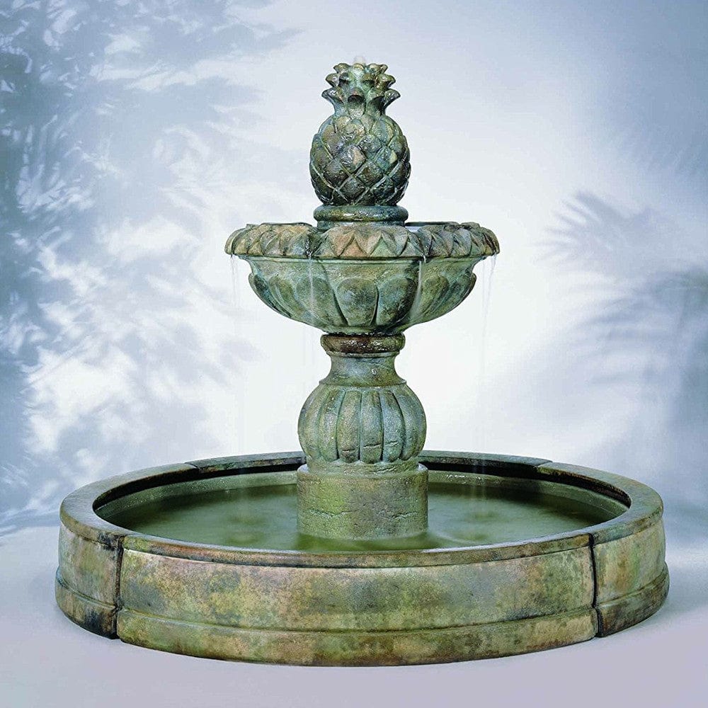Pina Cascada Outdoor Fountain in Valencia Pool - Outdoor Art Pros