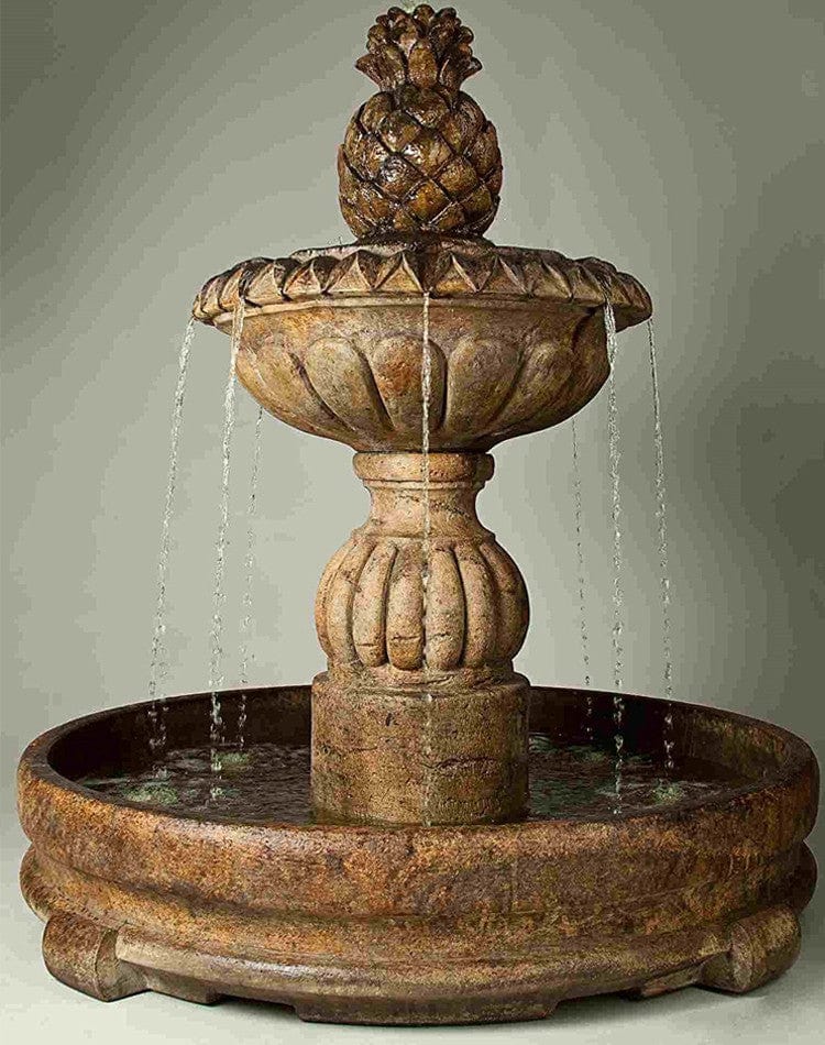 Pina Cascada in Rondo Pool Outdoor Fountain - Outdoor Art Pros