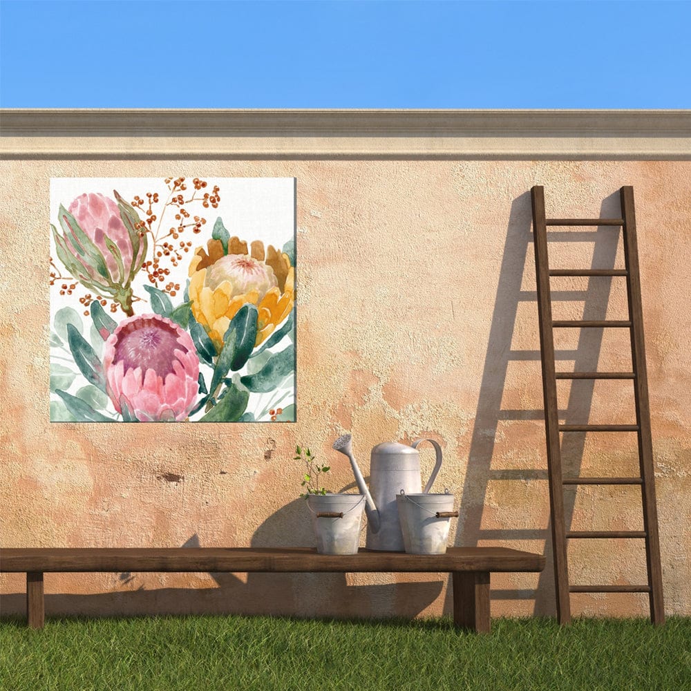 Protea Passion Outdoor Art - Outdoor Art Pros