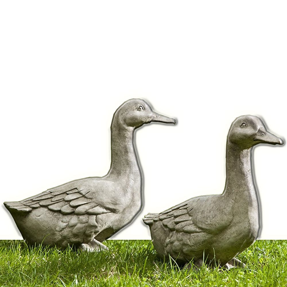 Quackers Cast Stone Garden Statue - Outdoor Art Pros