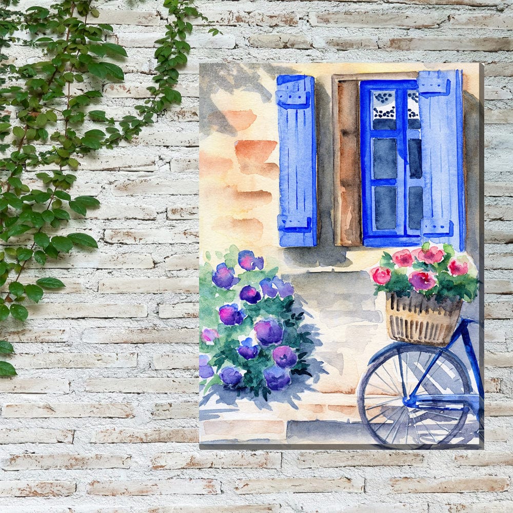 Quaint Cottage Outdoor Canvas Art - Outdoor Art Pros