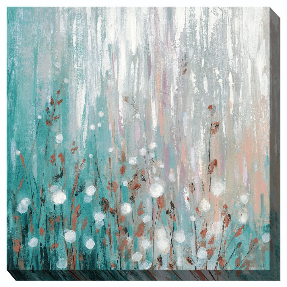 Rain on Willow Outdoor Canvas Art - Outdoor Art Pros