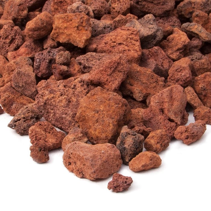 Red Lava Rock Filler - Outdoor Art Pros