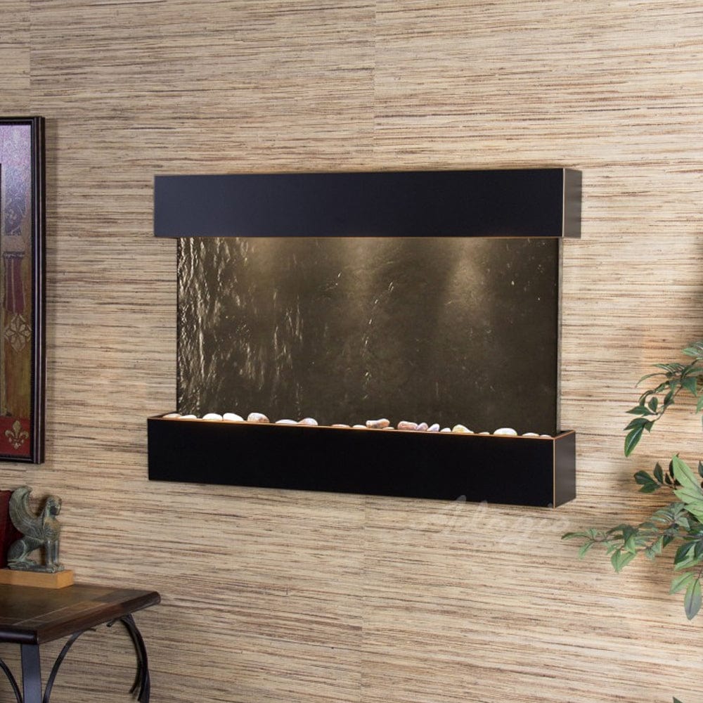 ReflectionCreek-BlackFeatherStone-BlackenedCopper - Outdoor Art Pros