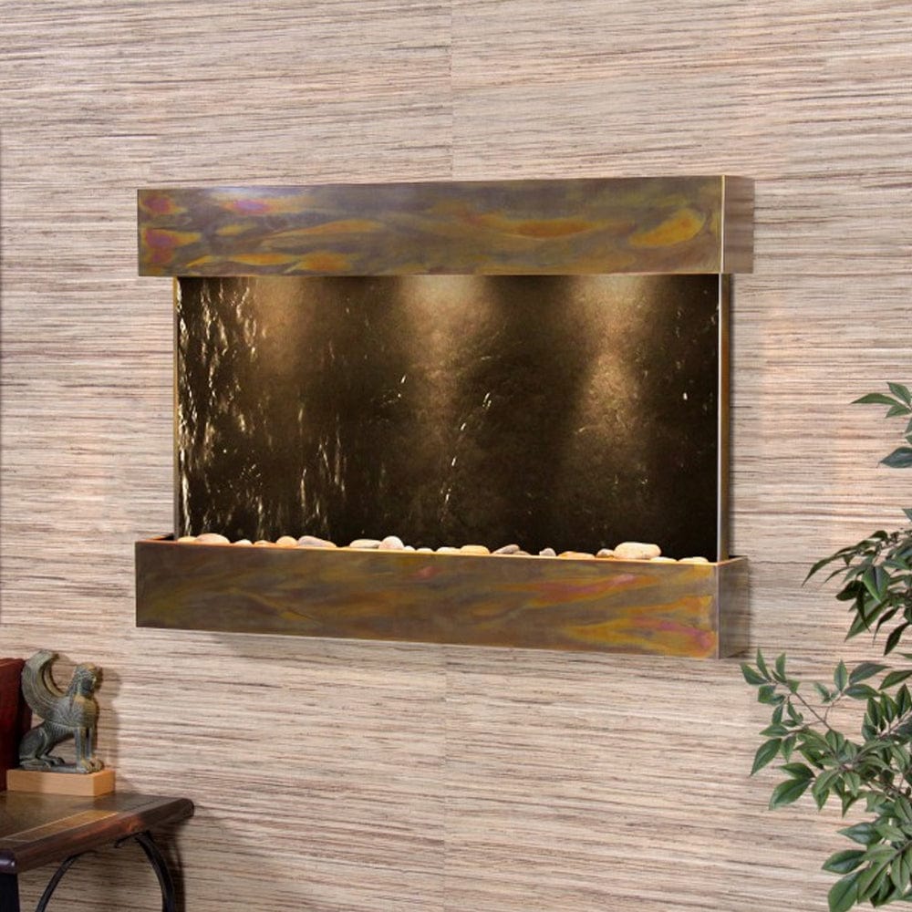 ReflectionCreek-BlackFeatherStone-RusticCopper - Outdoor Art Pros