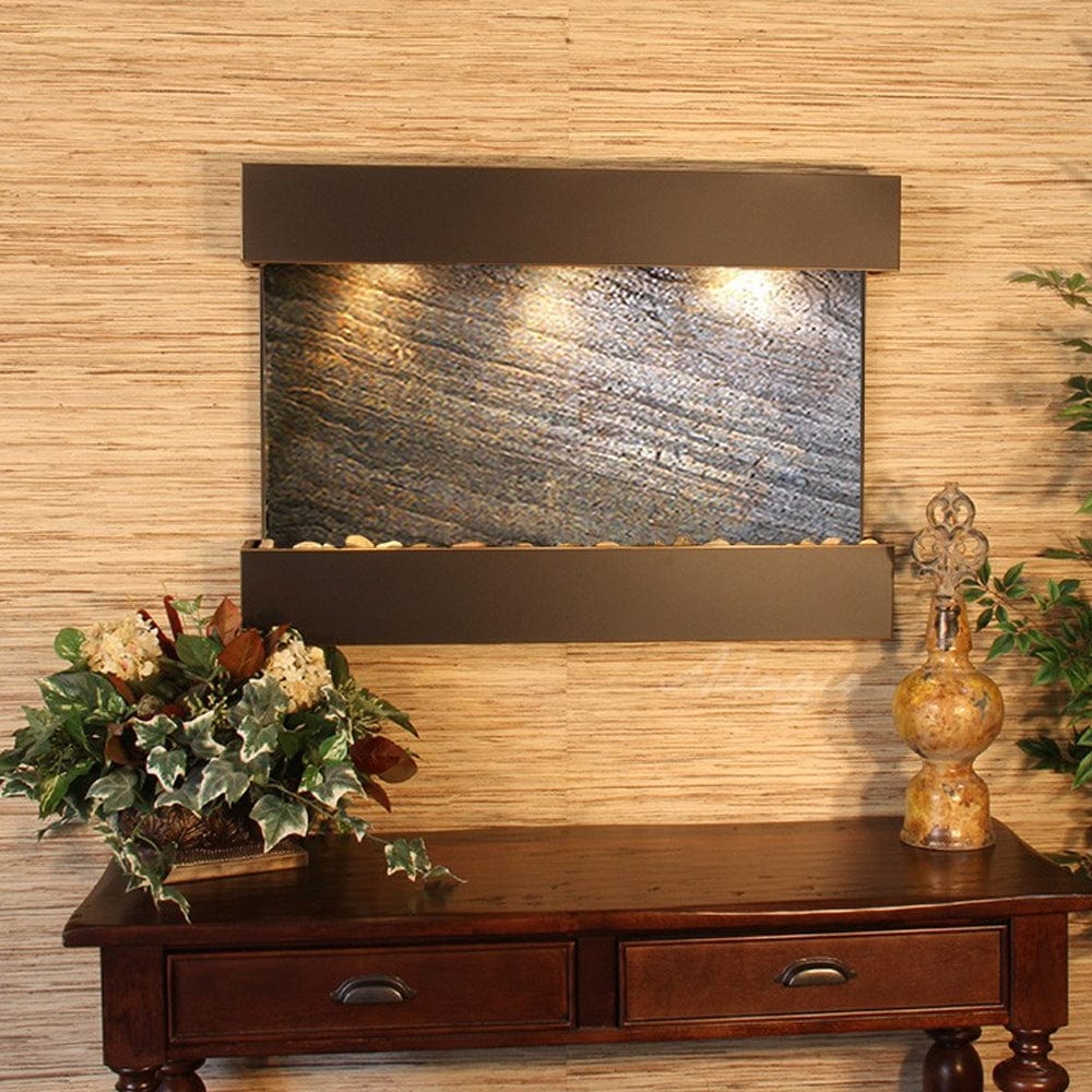 ReflectionCreek-GreenFeatherStone-BlackenedCopper - Outdoor Art Pros