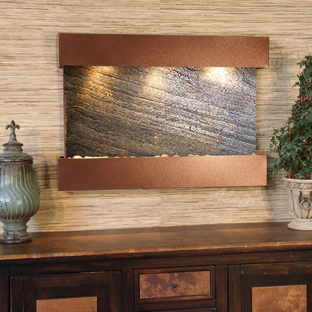 ReflectionCreek-GreenFeatherStone-WoodlandBrown - Outdoor Art Pros