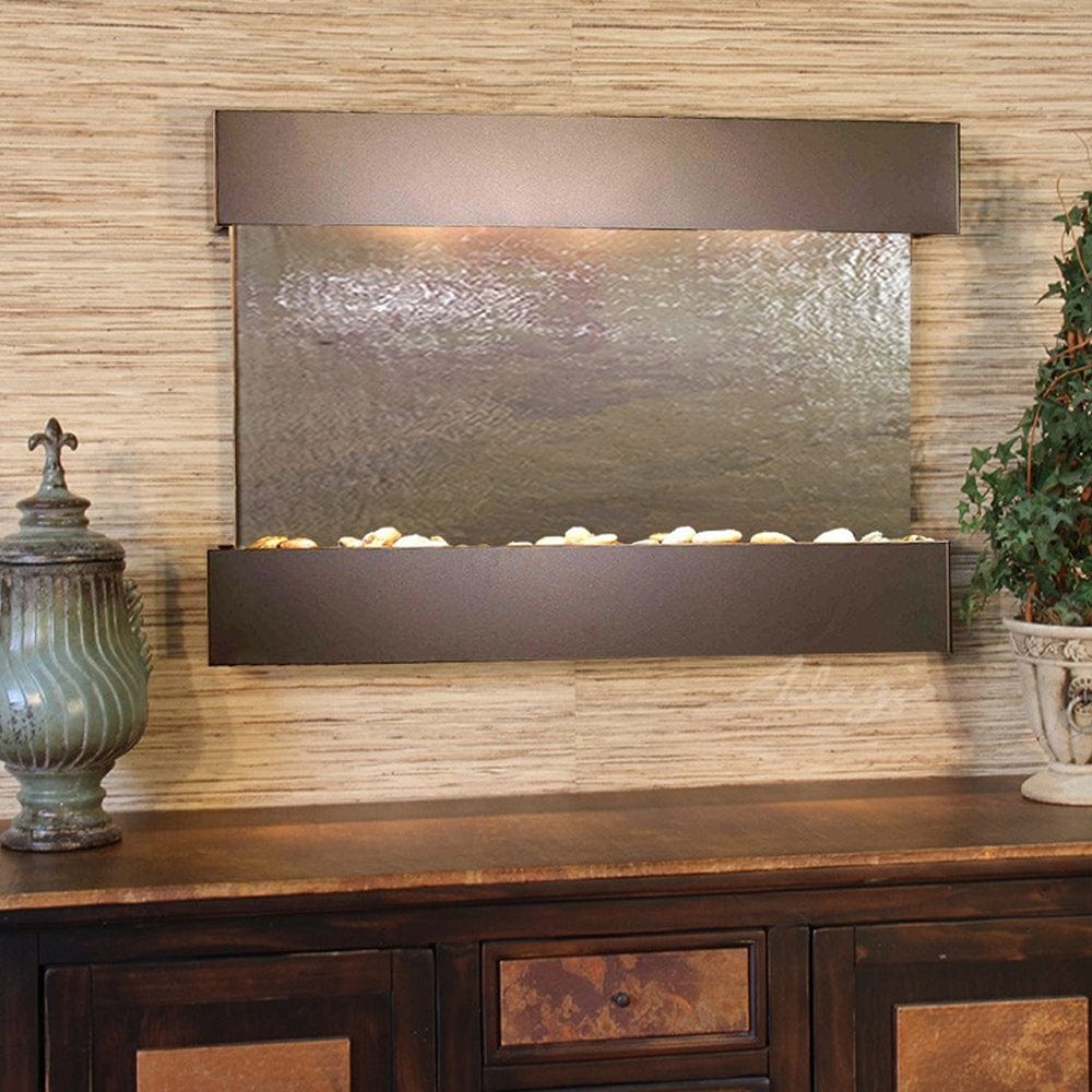 ReflectionCreek-Multi-ColorFeatherStone-AntiqueBronze - Outdoor Art Pros