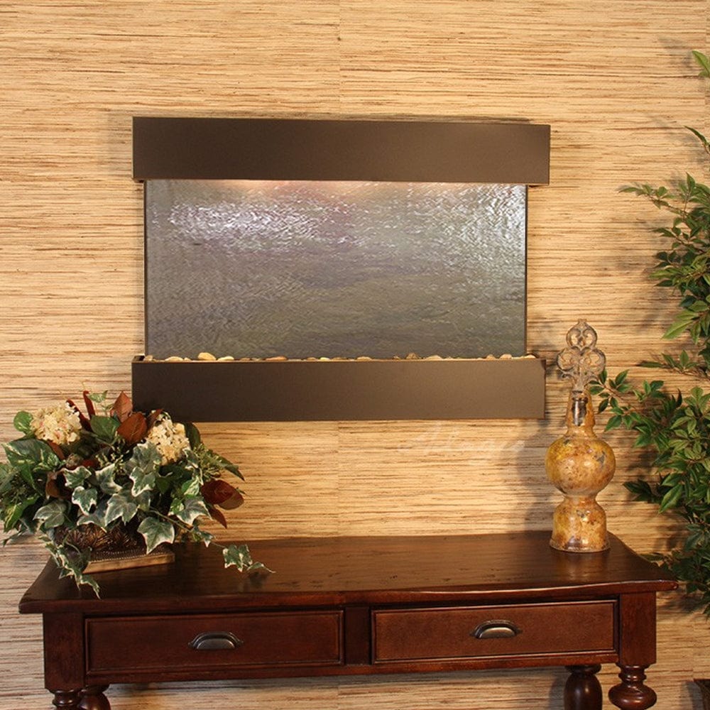 ReflectionCreek-Multi-ColorFeatherStone-BlackenedCopper - Outdoor Art Pros