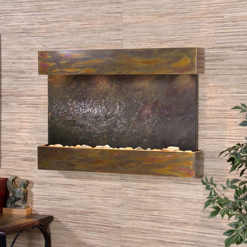 ReflectionCreek-Multi-ColorFeatherStone-RusticCopper - Outdoor Art Pros