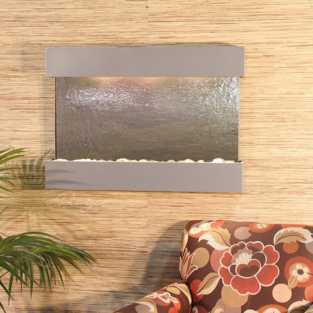 ReflectionCreek-Multi-ColorFeatherStone-SilverMetallic - Outdoor Art Pros