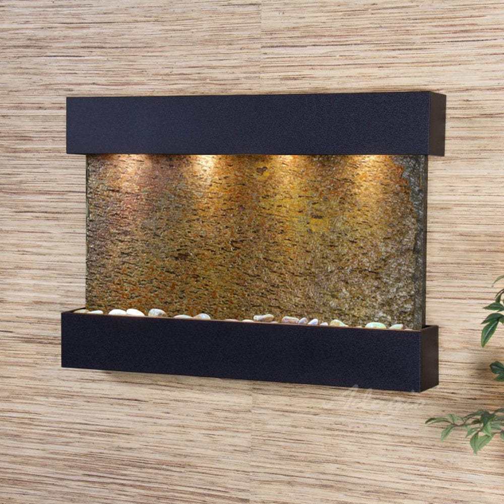 ReflectionCreek-Multi-ColorSlate-TexturedBlack - Outdoor Art Pros